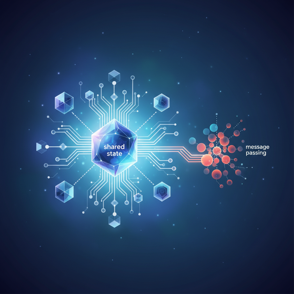 The Coordination Mechanism for Agentic Systems Demands Shared State, Not Just Message Passing